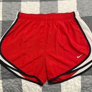 Nike Dri Fit Shorts Medium Red/Black/White